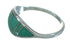 Turquoise Silver Jewelry Southwestern Ring Size 5-1/4 AX80811